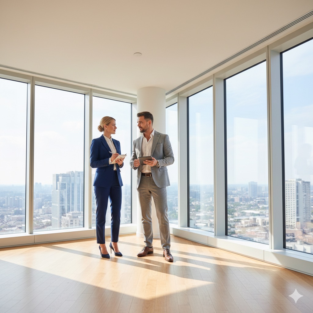 Modern real estate office